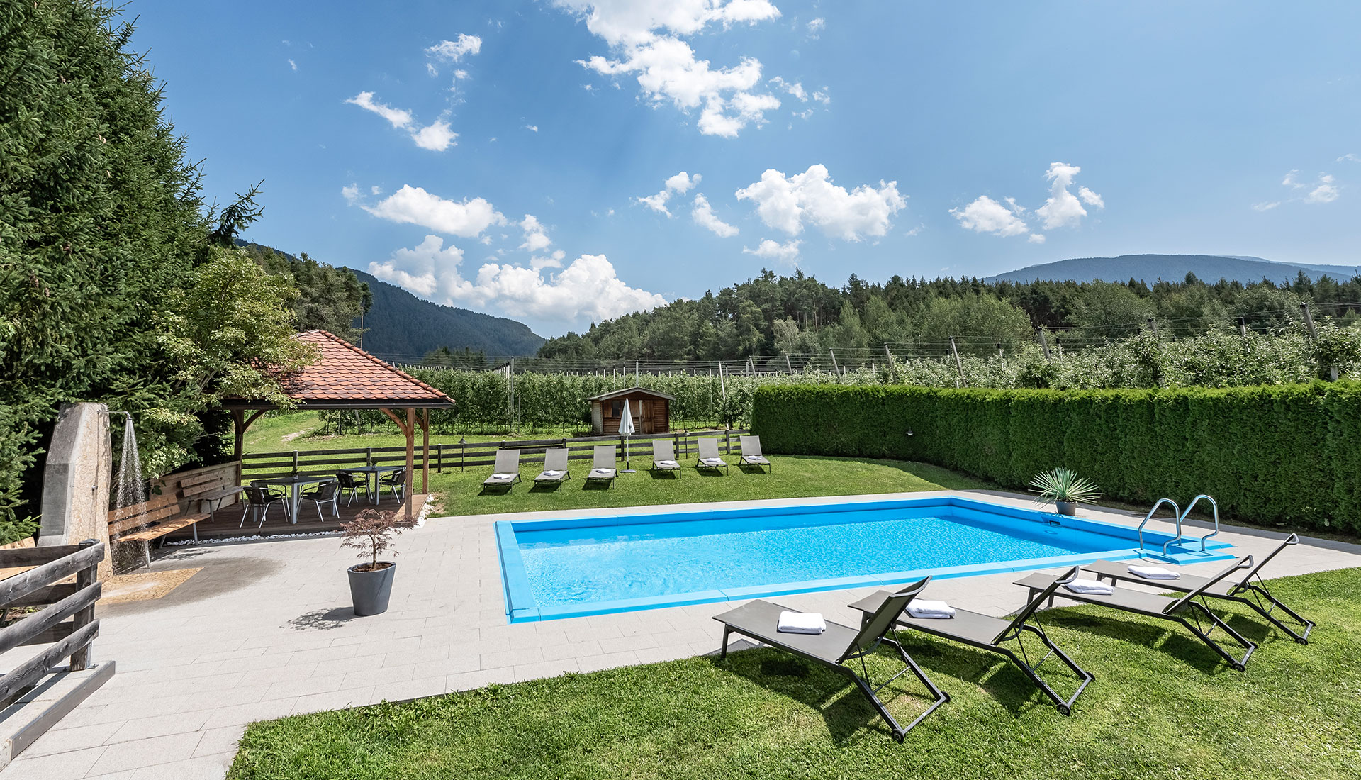 Piscina dell'hotel Alto Adige